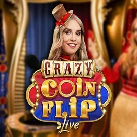 Crazy Coin Flip casino game by Evolution – featured logo at WinRolla Casino