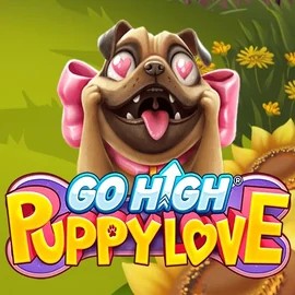 Go High Puppy Love logo by RubyPlay WinRolla Casino