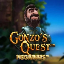 Gonzo's Quest Megaways logo by Red Tiger Gaming at WinRolla Casino