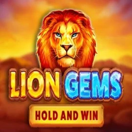 Lion Gems Hold and Win by Playson, showcased at winroll.es – game logo