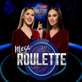 Mega Roulette game by Pragmatic Play – logo hosted on WinRolla Casino
