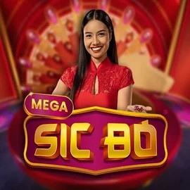 Official Live Casino logo: Mega Sic Bo by Pragmatic Play at WinRolla Casino