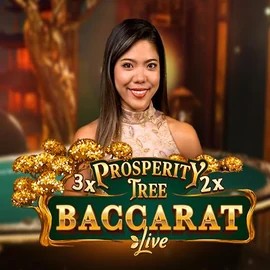 Prosperity Tree Baccarat slot logo by Evolution at WinRolla Casino