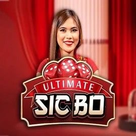 Ultimate Sic Bo slot logo by Ezugi at WinRolla Casino